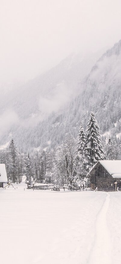 Winter im Obertal | © Gerhard Pilz Tief verschneite Winterlandschaft im Obertal | © Gerhard Pilz